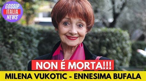 milena vukotic morte